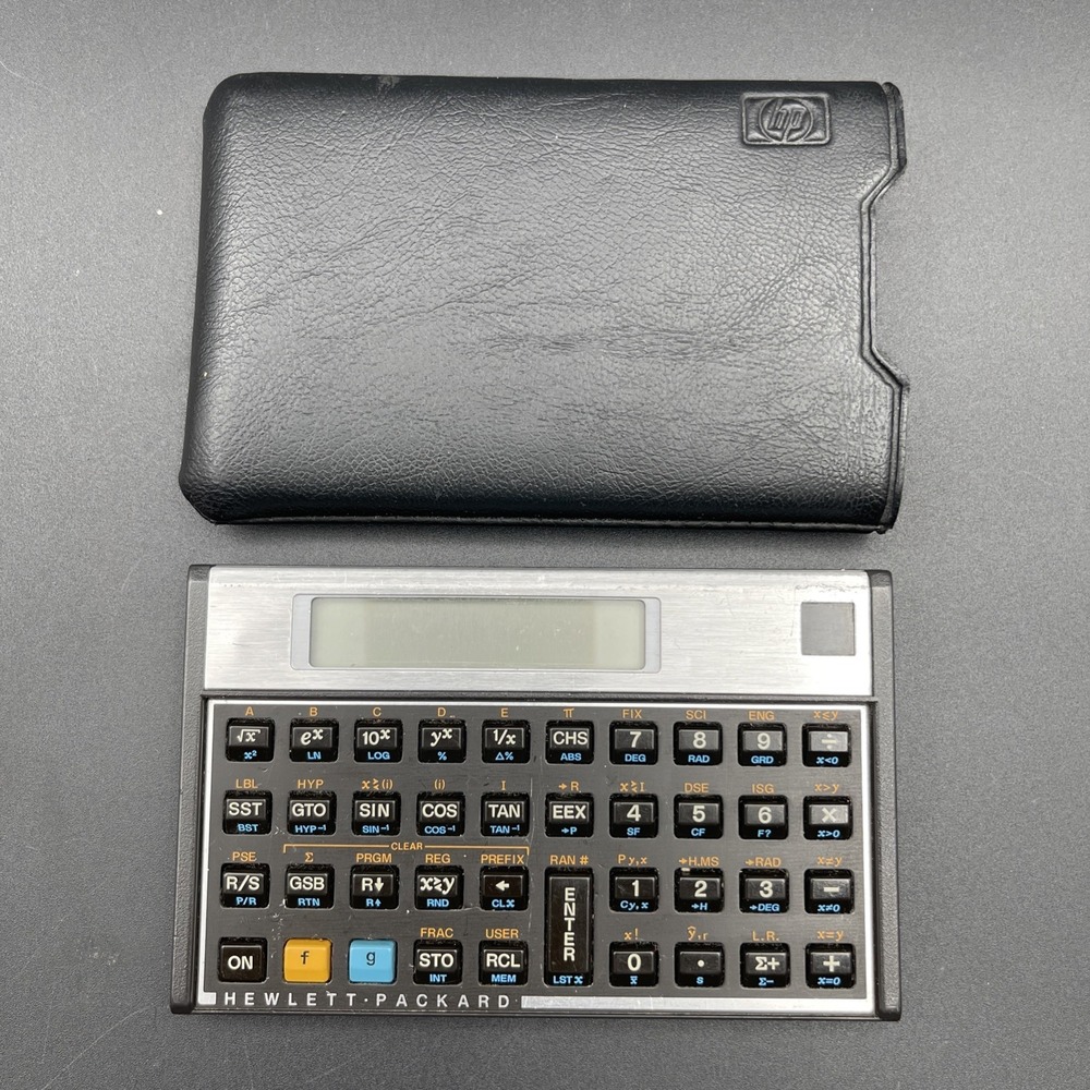 HP 11C Scientific Calculator Hewlett Packard Voyager w Case Tested Works